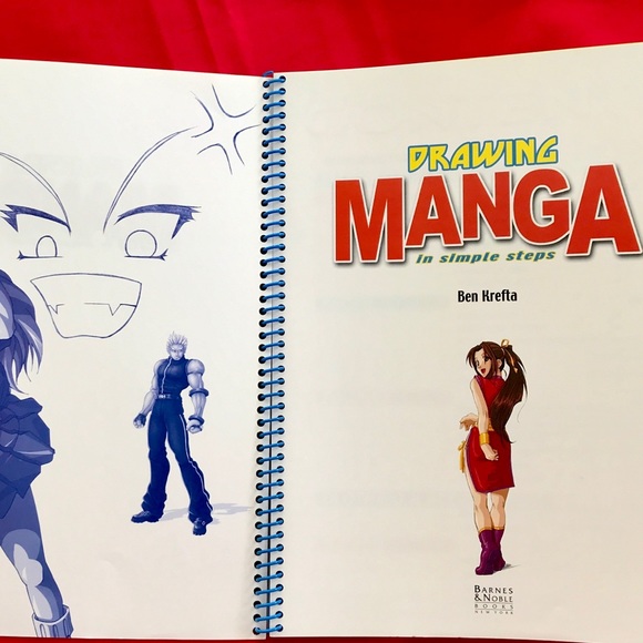 Drawing Manga in simple steps Sketch book and instructions - Picture 2 of 6